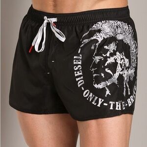 Men’s Diesel Mohawk Swim Shorts Black